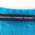 ラルフローレンスポーツ RALPH LAUREN SPORT ポニー刺繍 Vネック コットン ケーブルニット レディース import:S
