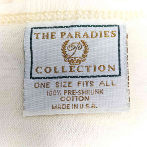 90S 93年© USA製 向日葵プリント クルーネックTシャツ 裾袖シングル メンズ
