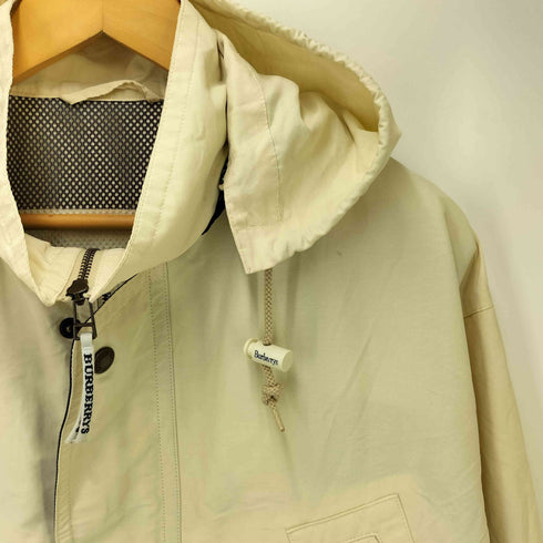 バーバリーズ BURBERRYS 80-90s 2WAY 裏地メッシュ マウンテンパーカー ジップアップ ジャケット メンズ import:L