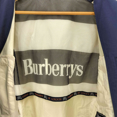 バーバリーズ BURBERRYS 80-90s 2WAY 裏地メッシュ マウンテンパーカー ジップアップ ジャケット メンズ import:L