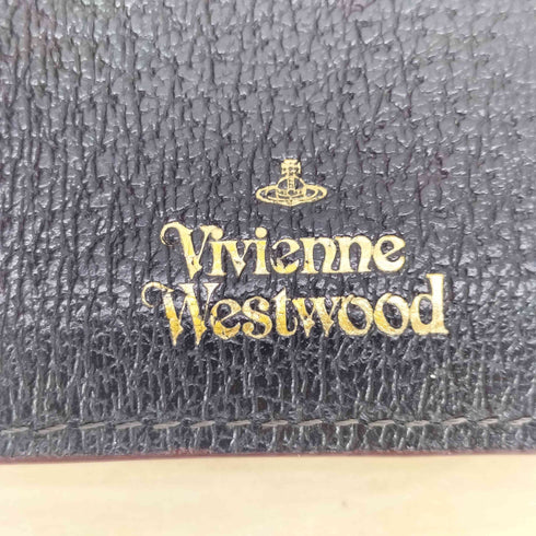 ヴィヴィアンウエストウッド Vivienne Westwood ORB 三つ折り がま口 コンパクトレザーウォレット レディース