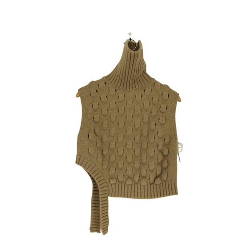 ザラ ZARA テクスチャーニットクロップドニットベスト レディース import:M