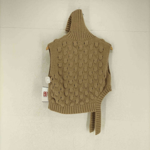 ザラ ZARA テクスチャーニットクロップドニットベスト レディース import:M