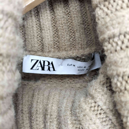ザラ ZARA テクスチャーニットクロップドニットベスト レディース import:M