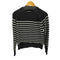 ザラ ZARA ショルダーボタン ボーダーニットトップス レディース import:M