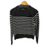 ザラ ZARA ショルダーボタン ボーダーニットトップス レディース import:M