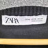 ザラ ZARA ショルダーボタン ボーダーニットトップス レディース import:M