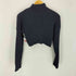 ザラ ZARA クロップドリブニット プルオーバー レディース import:S