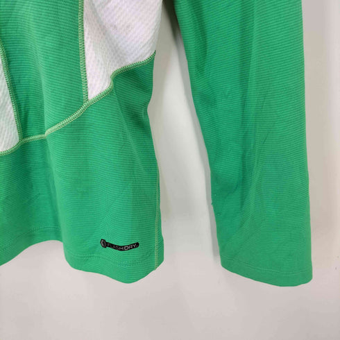 ザノースフェイス THE NORTH FACE FLASH DRY ロゴ リフレクター プリント メッシュ 切替 ジップアップ ジャージ レディース import:M