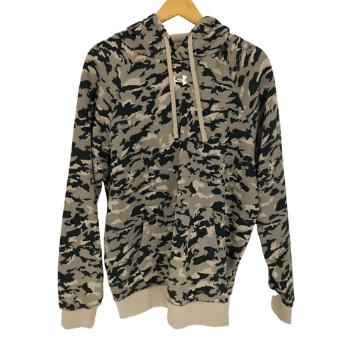 アンダーアーマー UNDER ARMOUR 23AW UAライバルフリース カモ フーディー メンズ import:L