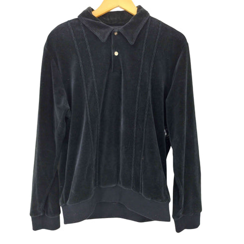 シュプリーム Supreme 17AW Velour L/S Polo メンズ import:M