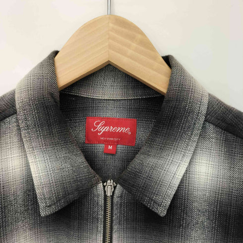 シュプリーム Supreme 22AW Shadow Plaid Flannel Zip Up Shirt メンズ import:M