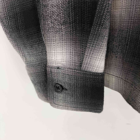 シュプリーム Supreme 22AW Shadow Plaid Flannel Zip Up Shirt メンズ import:M