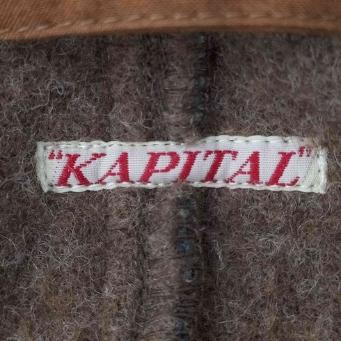 キャピタル KAPITAL パイプピング ウールカバーオール テーラードジャケット メンズ 1