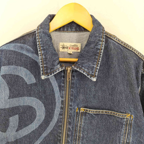 ステューシー Stussy SS-LINK ZIP WORK JACKET SSリンクロゴ メンズ import:M