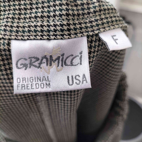 グラミチ GRAMICCI 千鳥格子柄マキシスカート レディース FREE