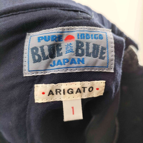 ブルーブルー BLUE BLUE グレンチェック柄ウールイージースラックス メンズ 1