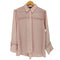 ザラ ZARA ツイードラインシャツ レディース import:M