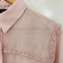 ザラ ZARA ツイードラインシャツ レディース import:M