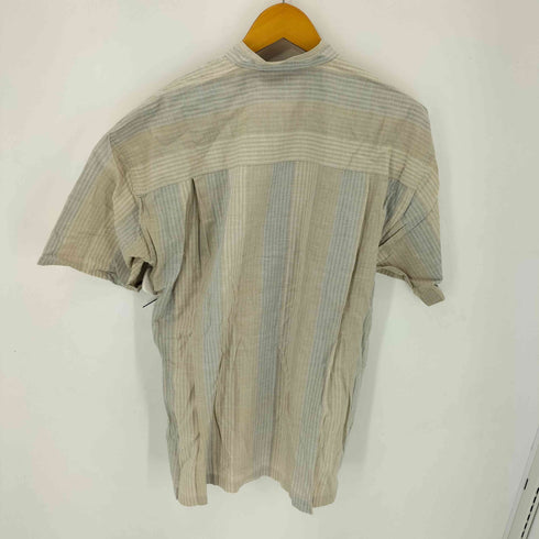 アイムイッセイミヤケ im ISSEY MIYAKE archive バンドカラー S/Sストライプシャツ メンズ JPN:L