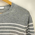 サカイラック sacai luck 14SS シースルー 異素材 切替 ボーダー コットン ニット レディース JPN:3