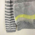 サカイラック sacai luck 14SS シースルー 異素材 切替 ボーダー コットン ニット レディース JPN:3