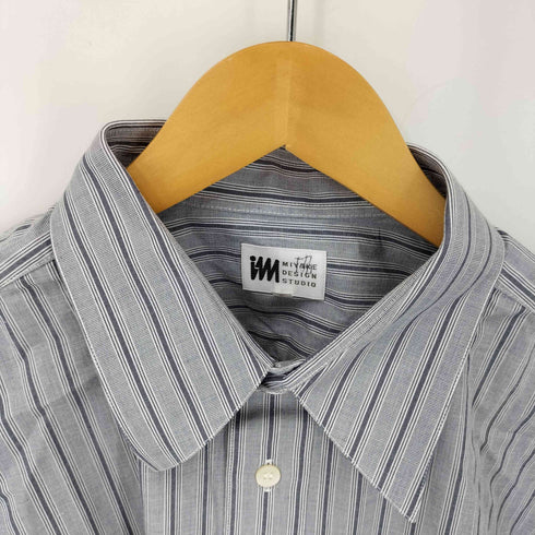 ミヤケデザインスタジオ im MIYAKE DESIGN STUDIO archive レギュラーカラー S/Sストライプシャツ メンズ JPN:L