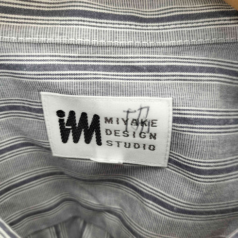ミヤケデザインスタジオ im MIYAKE DESIGN STUDIO archive レギュラーカラー S/Sストライプシャツ メンズ JPN:L