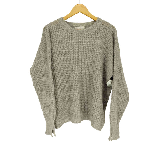 FISHERMAN OUT OF IRELAND アルパカ100 ワッフルニット PURE ALPACA メンズ M