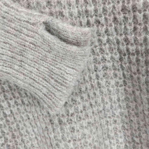 FISHERMAN OUT OF IRELAND アルパカ100 ワッフルニット PURE ALPACA メンズ M