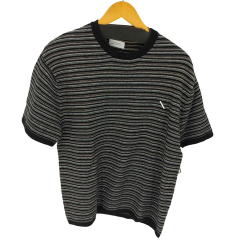 サタデーズニューヨークシティ Saturdays NYC マルチボーダーサマーニット メンズ import:M