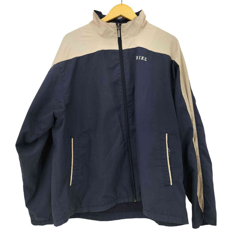 ナイキ NIKE 90S~00S 黒タグ アームライン ナイロンジップジャケット メンズ import:L