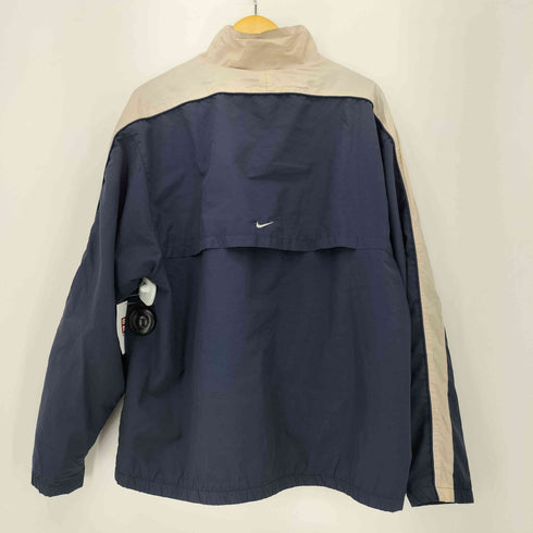ナイキ NIKE 90S~00S 黒タグ アームライン ナイロンジップジャケット メンズ import:L
