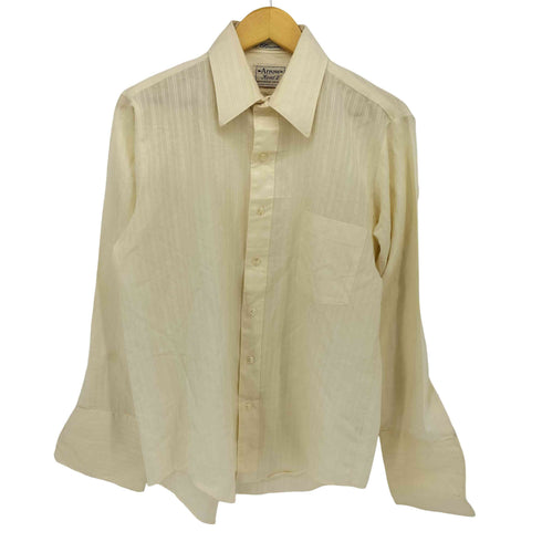 アロー ARROW KENT2 70S 襟芯 L/S ストライプシャツ メンズ
