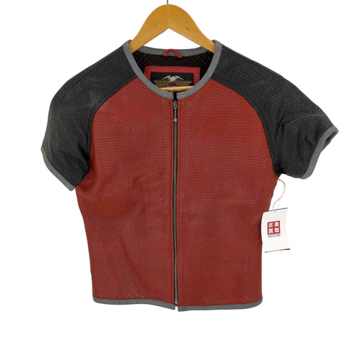 ハーレーダビッドソン HARLEY-DAVIDSON カウレザーメッシュS/Sジャケット レディース import:S
