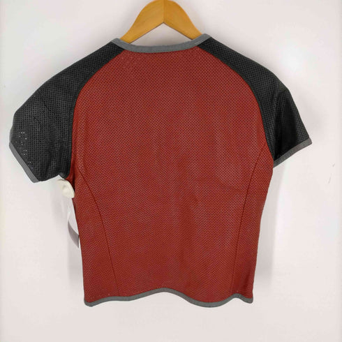 ハーレーダビッドソン HARLEY-DAVIDSON カウレザーメッシュS/Sジャケット レディース import:S