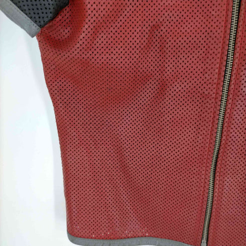 ハーレーダビッドソン HARLEY-DAVIDSON カウレザーメッシュS/Sジャケット レディース import:S
