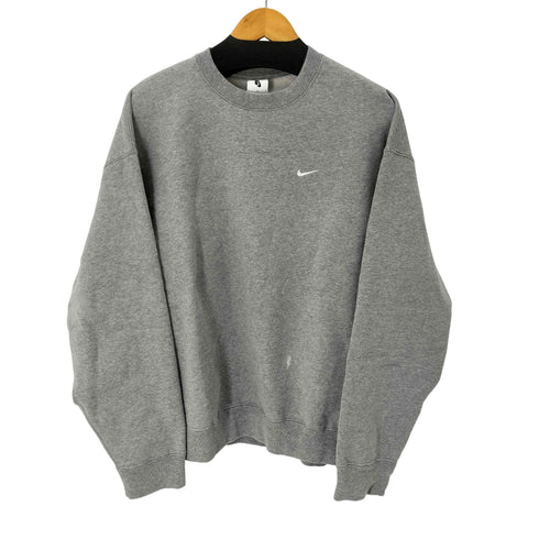 ナイキ NIKE SOLO SWSH FLC CRW スウォッシュロゴ刺繍クルーネックスウェット メンズ JPN:L