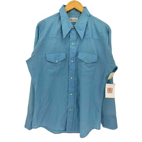 Kmart 70S 襟芯 L/S ウエスタンシャツ メンズ import:L