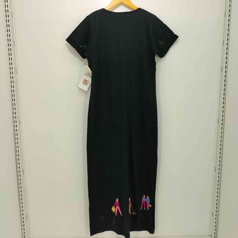 michael simon 総柄刺繍ワンピース レディース S