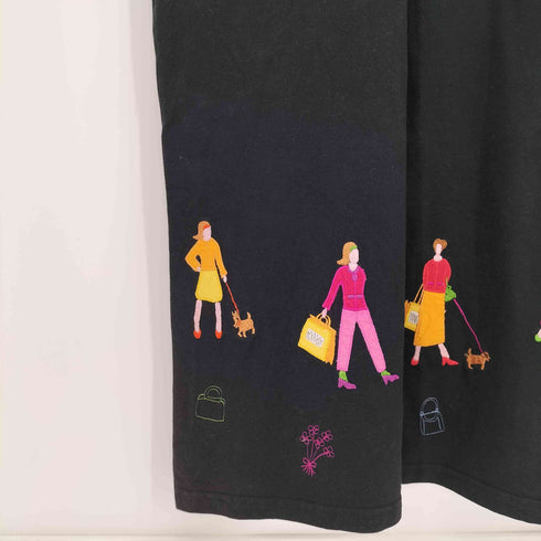 michael simon 総柄刺繍ワンピース レディース S