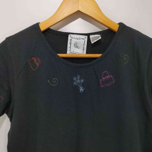 michael simon 総柄刺繍ワンピース レディース S