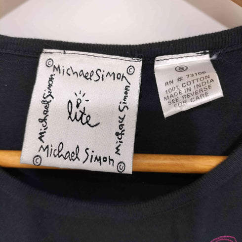 michael simon 総柄刺繍ワンピース レディース S