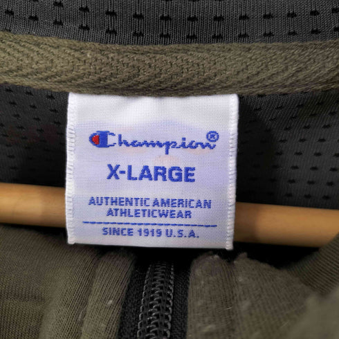 チャンピオン Champion テックウィーブ 3LS ジップフーデッドスウェットシャツ メンズ import:XL