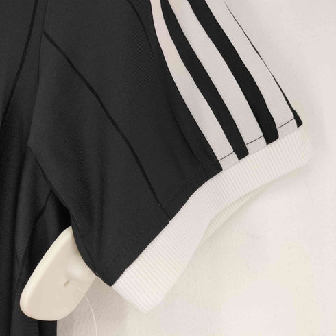 アディダス adidas スリーストライプス ピンストライプ S/S Tシャツ レディース import:M