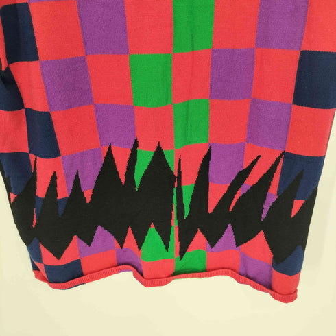 コムデギャルソンオムプリュス COMME des GARCONS HOMME PLUS 23SS ANOTHER KIND OF PUNK アナザーカインドパンク期 インターシャ ニット トップ AD2022 メンズ JPN:L