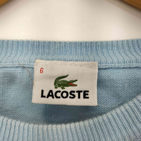 ラコステ LACOSTE クルーネックコットンニット メンズ 6