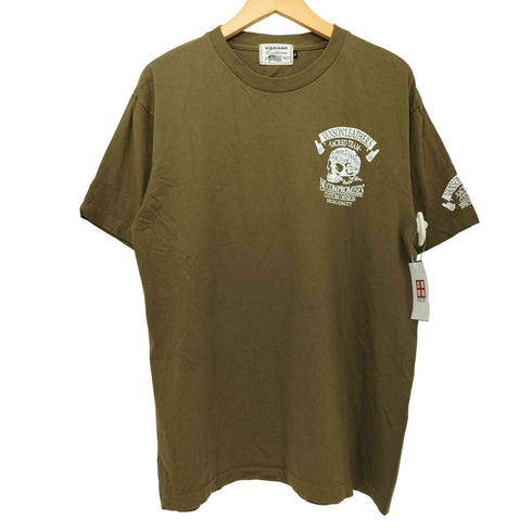 バンソン VANSON スカルプリントTシャツ メンズ import:L