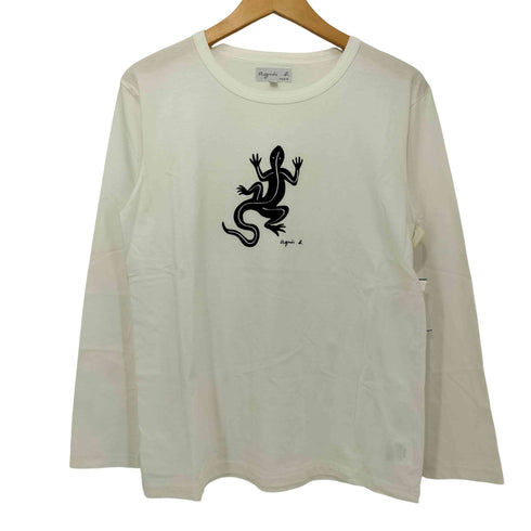 アニエスベー agnes b. PARIS リザード ロングスリーブカットソー レディース T3