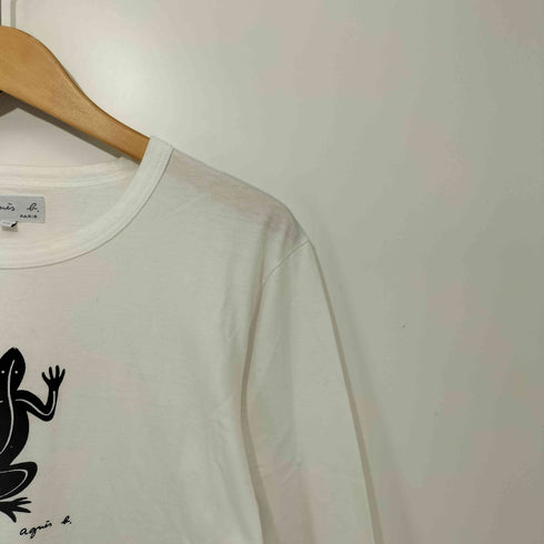 アニエスベー agnes b. PARIS リザード ロングスリーブカットソー レディース T3